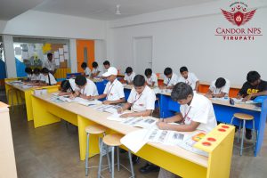 Drawing Training Candor NPS School Tirupati