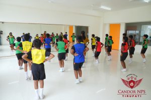Aerobics Training Candor NPS School Tirupati