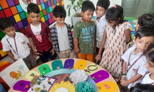 Kids Art Training Candor NPS School Tirupati